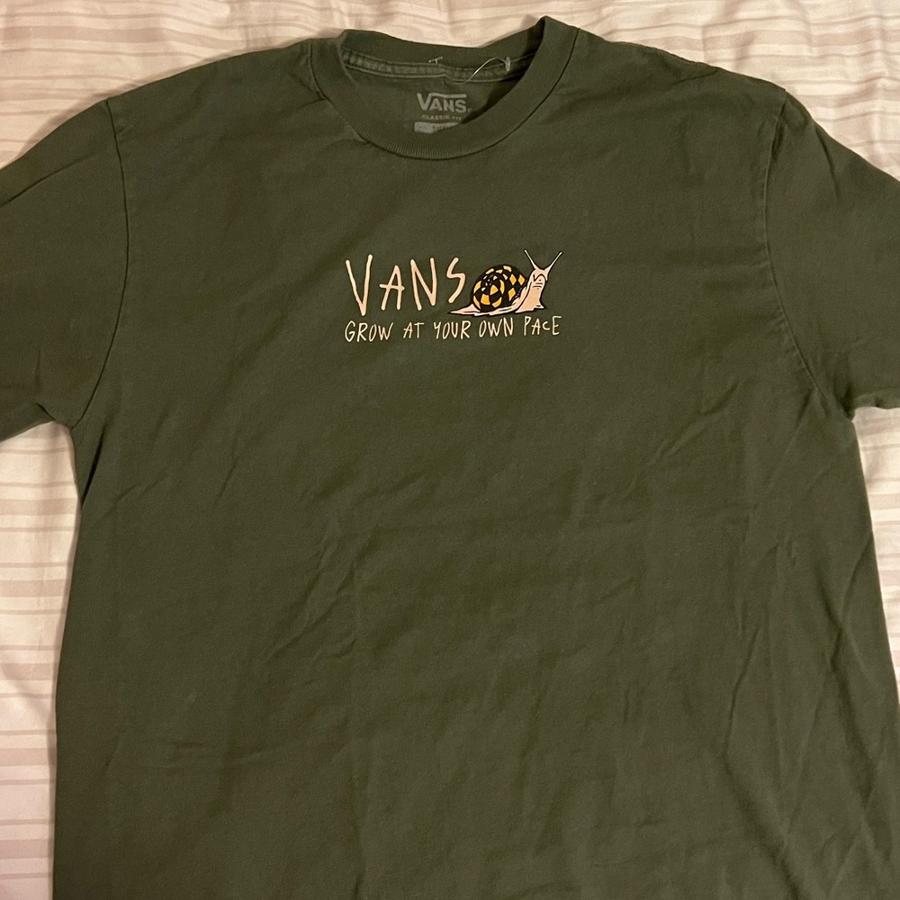 Vans Green T-shirt Mens small